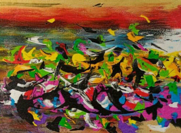 Title : Ode to spring 2 <br>Medium : Silkscreen<br>
Size : 34x28cm <br>Year : 2023 <br>Price : RM1200