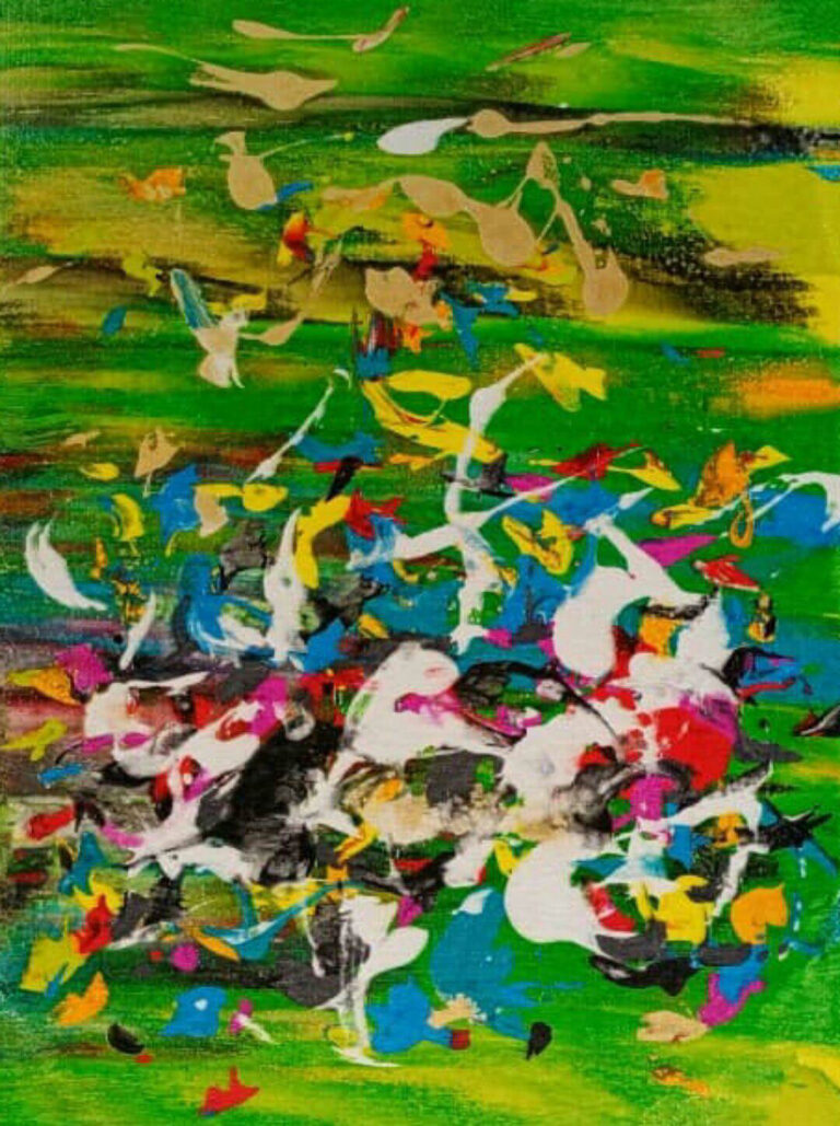 Title : Spring song 2<br> 
Medium : Silkscreen monoprint<br>
Size : 48x36cm <br>
Year : 2023 <br>
Price : RM2000