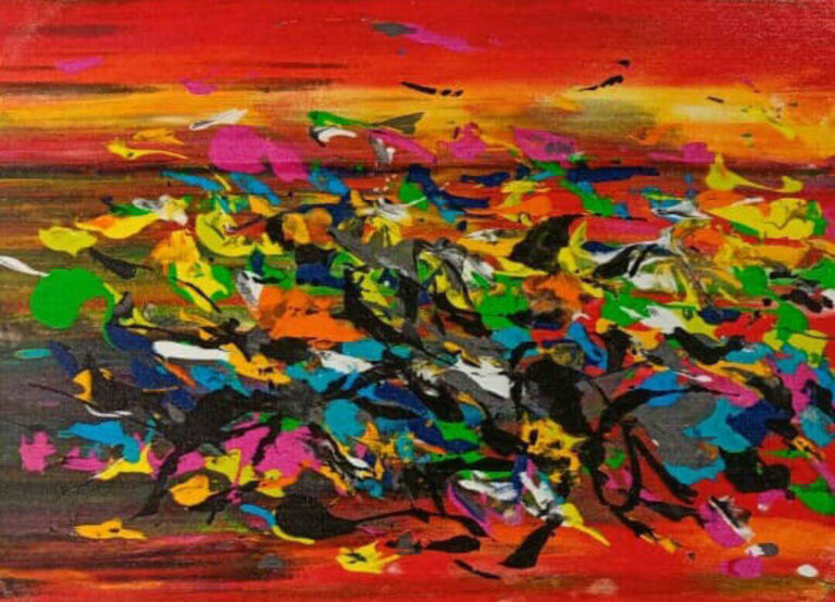 Title : Summer rhyme series A <br>Medium : Silkscreen monoprint<br>
Size : 48x36cm <br>Year : 2023 <br>Price : RM2000